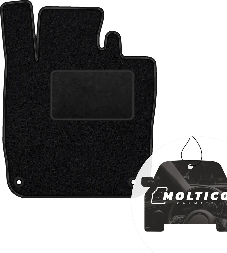 Tappetino Velluto Premium Volvo V90 S90 II dal 2016 moto-MOLTICO Nero