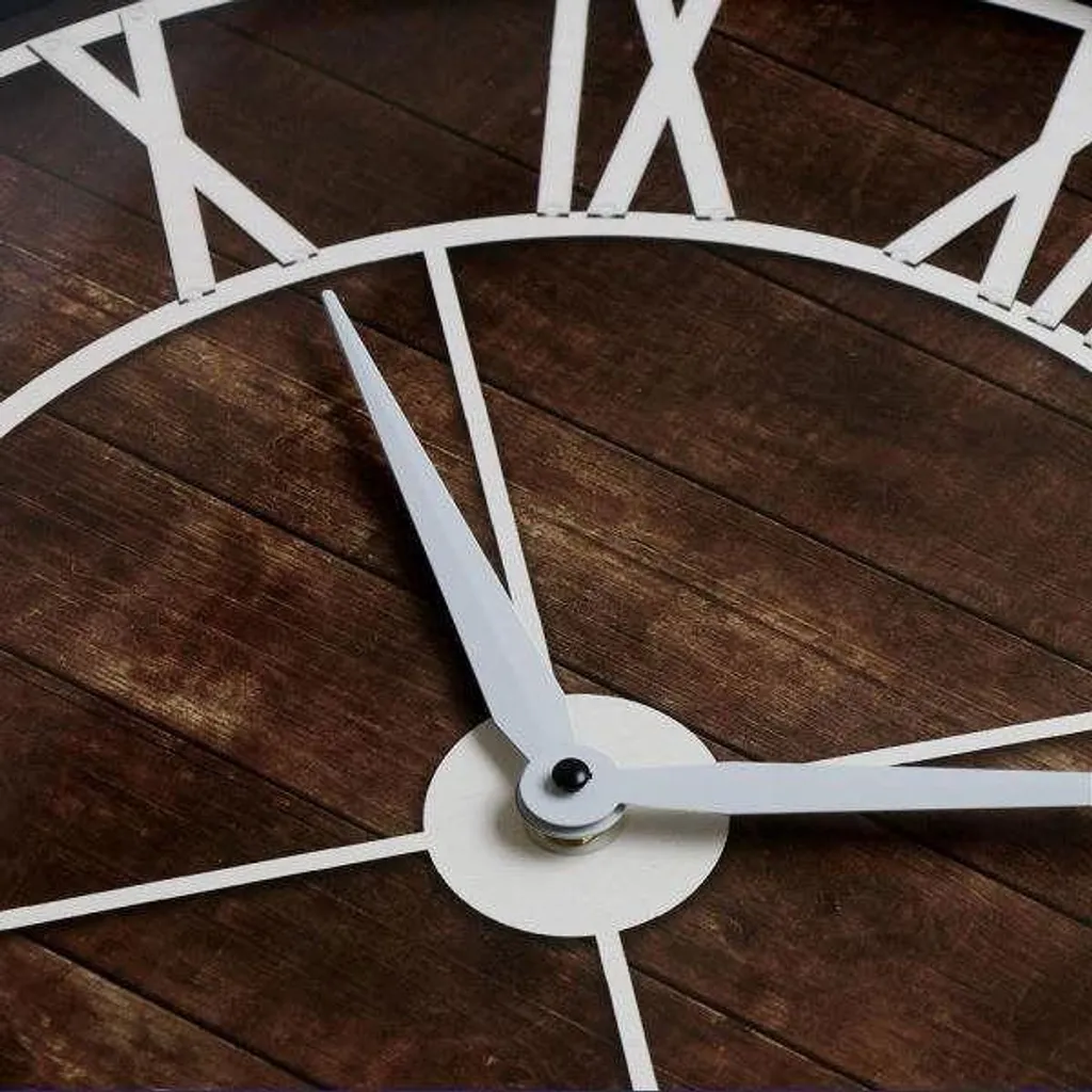 Horloge murale MPM E01.3878.52 pendule design précis en métal argenté - 2
