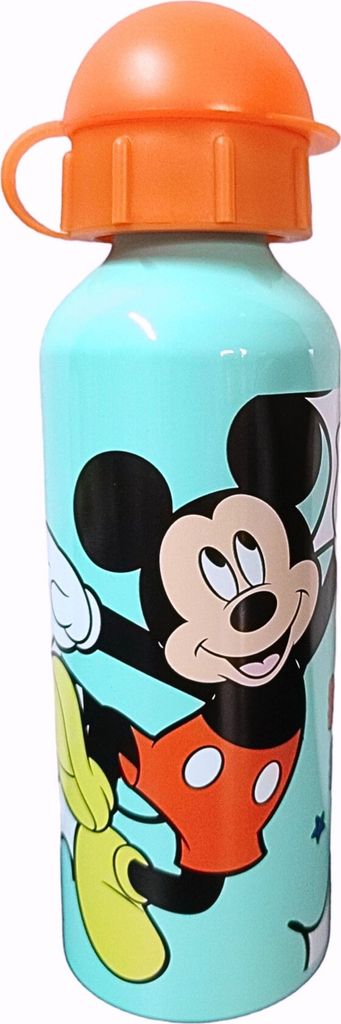 Mickey Mouse Alu-Trinkflasche 520 ml- Disney Kinder Sport-Trinkflasche BPA frei