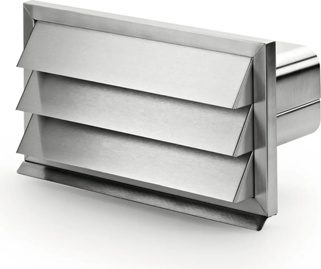 NABER E-Jal flow 150 Grille Inox avec Clapet Anti-retour Canal Plat