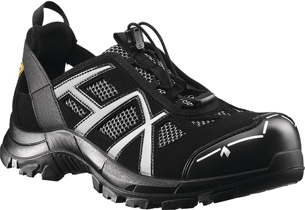 Haix Black Eagle Safety 61.1 low schwarz/silber Gr. 12