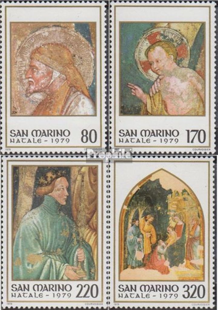 Briefmarken San Marino 1979 Mi 1201-1204 (kompl.Ausg.) postfrisch Weihnachten