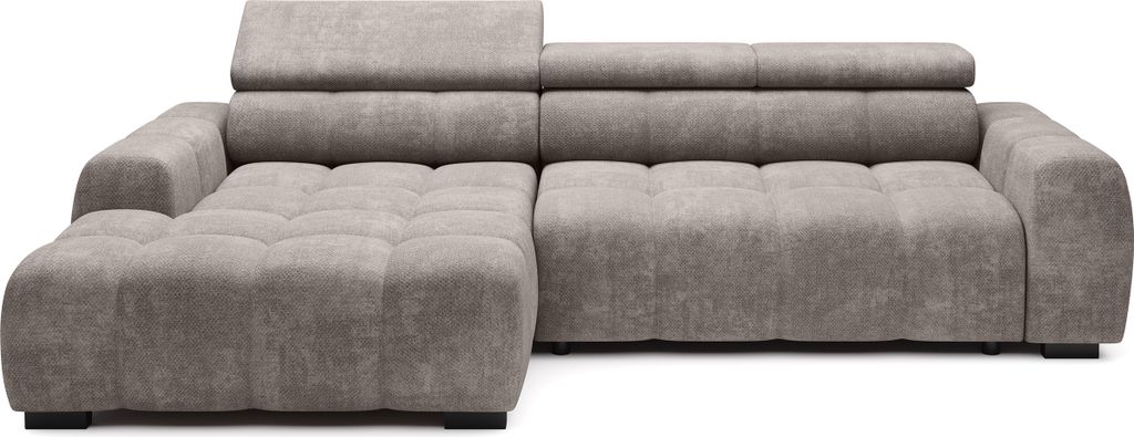 DomoHome Ecksofa BULL – Modernes stilvolles Eckcouch, Verstellbarer Sitz, Ohne Schlaffunktion, Hochwertiger Eden-Stoff, Linkes Layout, Maße: 285...