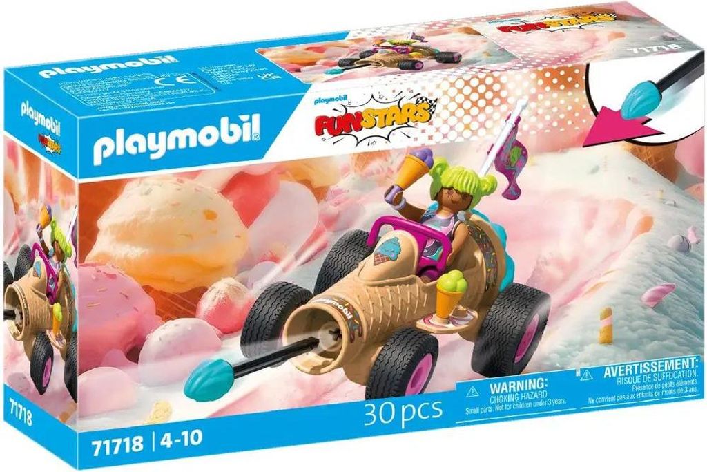 PLAYMOBIL PLAYMOBIL 71718 Cornet de glace Funstars Image du produit 