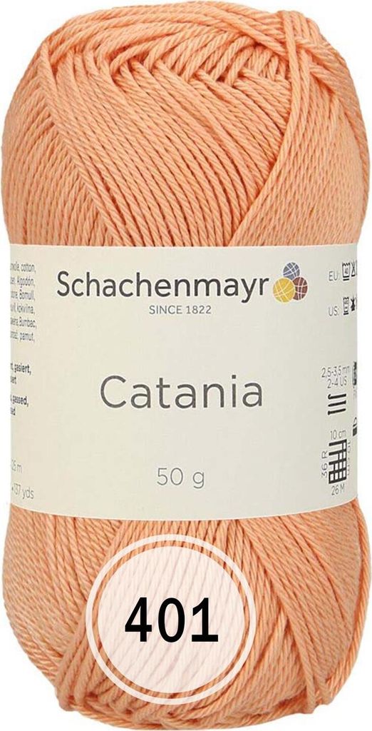 Schachenmayr Catania 00401 Apricot Pletací příze Obrázek produktu 