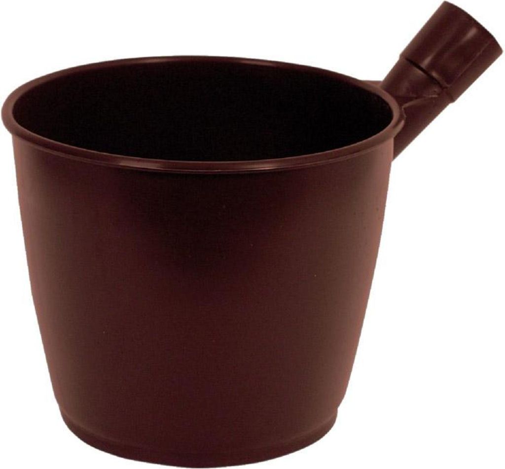 Blome Jaucheschöpfer / Schöpfeimer 6 ltr. braun o.Stiel Produktbild 