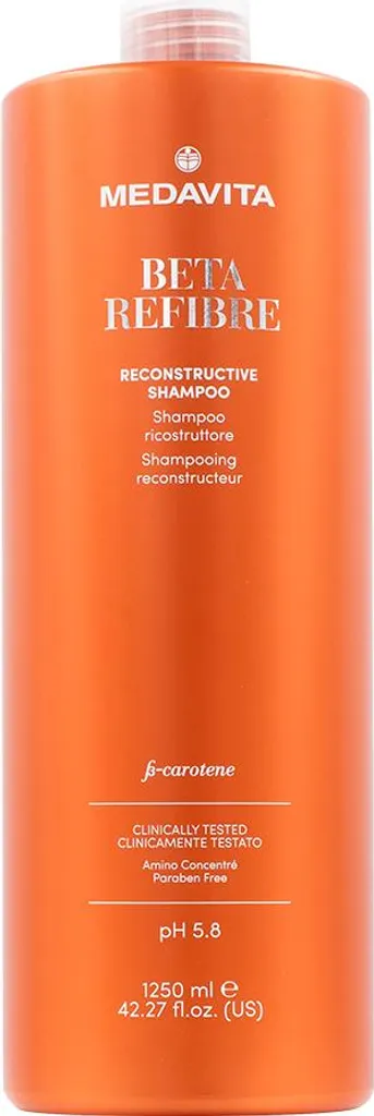 Medavita Beta Refibre Shampooing 1250ml reconstruction à la kératine
