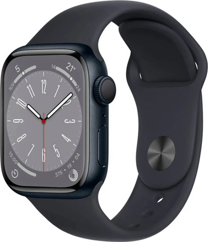 Apple Watch Series 8 GPS 41mm Boîtier Aluminium Minuit Sport