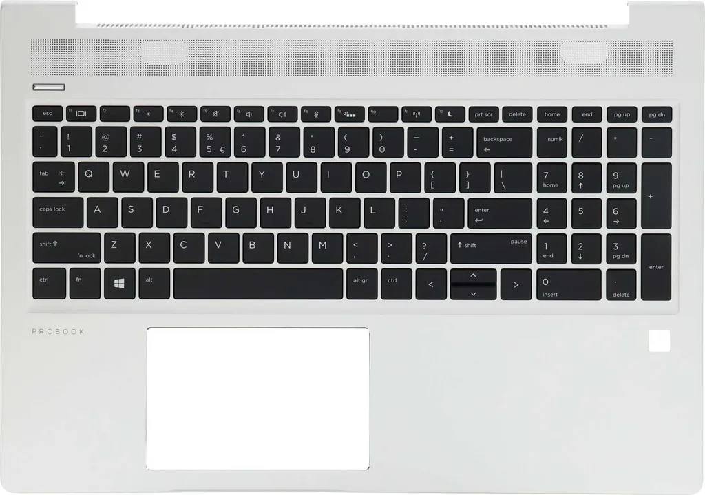Coque de remplacement HP L45090-B31 avec clavier AZERTY pour PC portable - 2