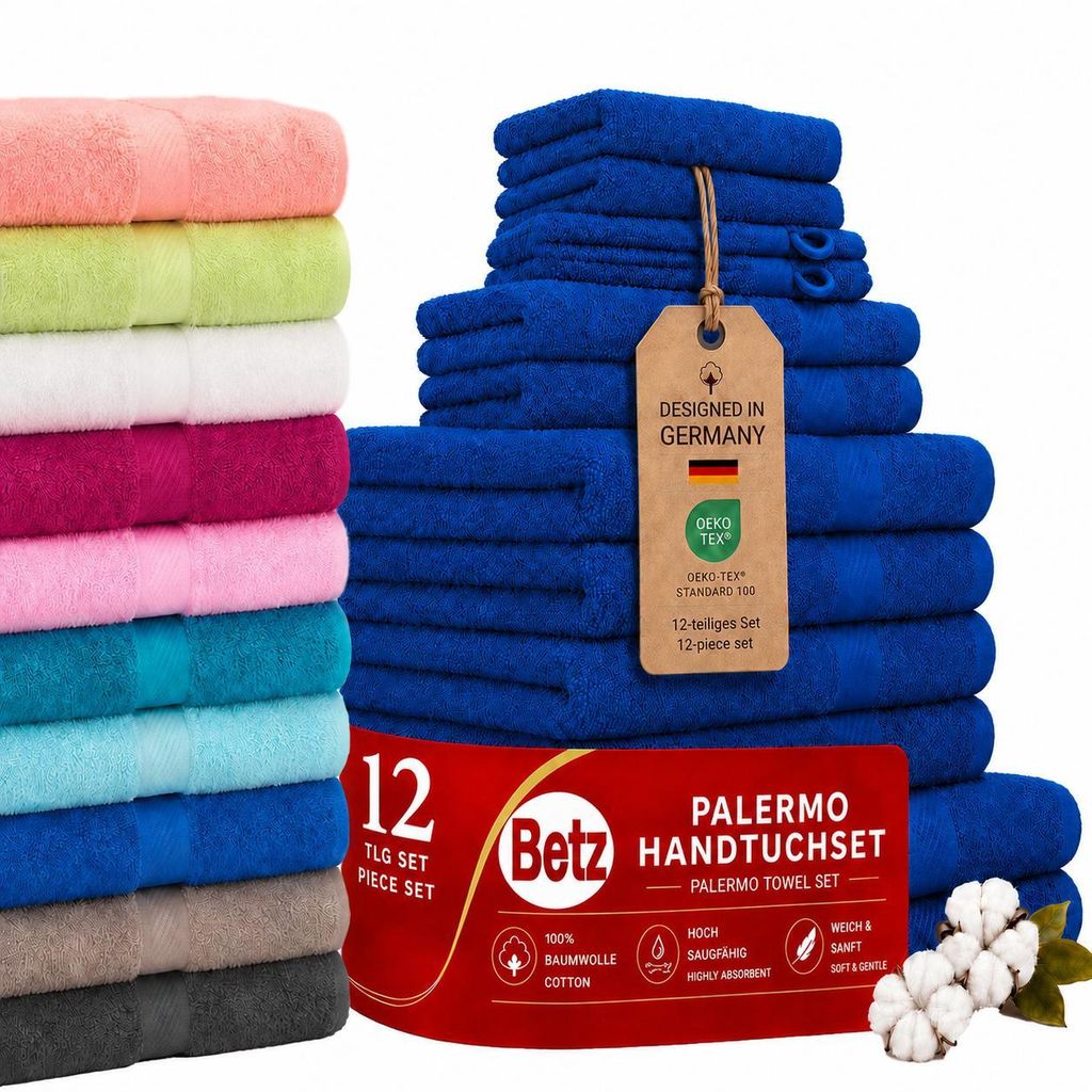 Betz Palermo Handtuch-Set 12-teilig – ®  – saugfähig & Produktbild 