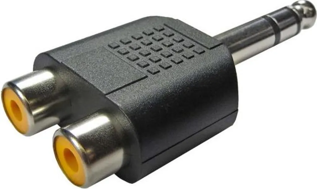 Adattatore keepdrum ADA062 RCA-Jack 6,3mm Stereo per Hi-Fi - 3