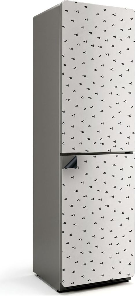 Muster mit kleinen Pfeilen – Magnetische Kühlschrank Abdeckung – Dekorfolie magnetisch Küche – Kühlschrank Magnet Deko – selbstklebende ...