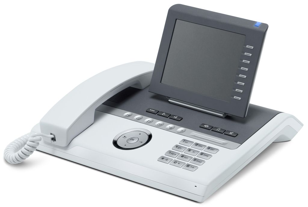 Mitel OpenStage 60 T V2, ice blue (ohne Bluetooth), Produktbild 