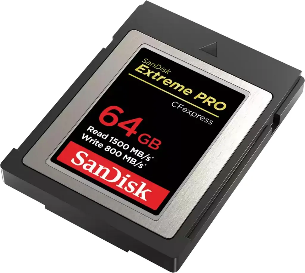 Carte SanDisk Extreme Pro CFexpress Type B 64 Go pour vidéo 4K - 4