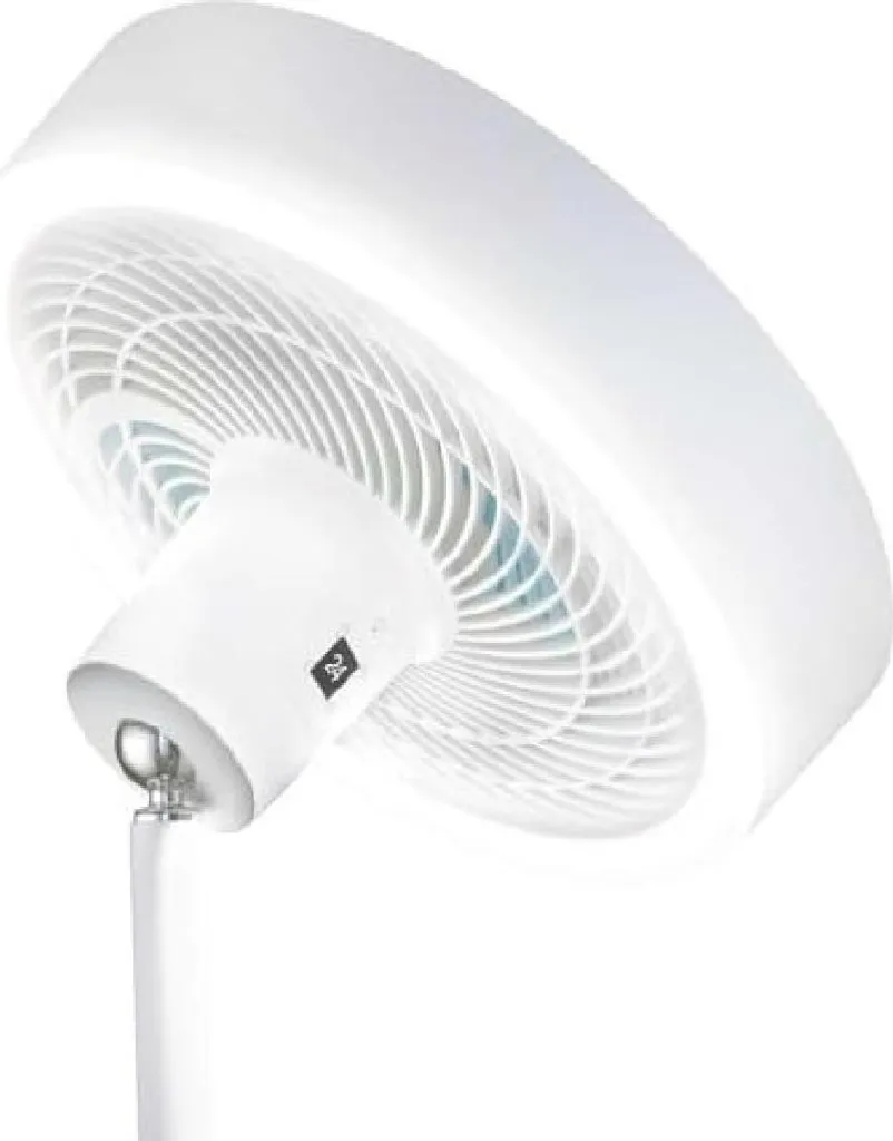 Ventilateur sans bruit moteur DC avec éclairage LED et mode réversible