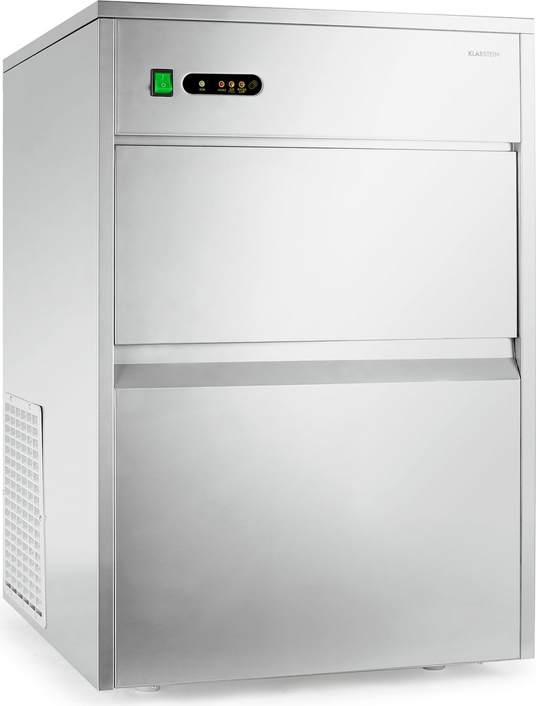 Klarstein Eiswürfelmaschine, Profi Ice Maker, Eiswürfelbereiter für Klare Eiswürfel, Eiswürfelmaschine für Gastro & Zuhause, Leise Eiswürfel...