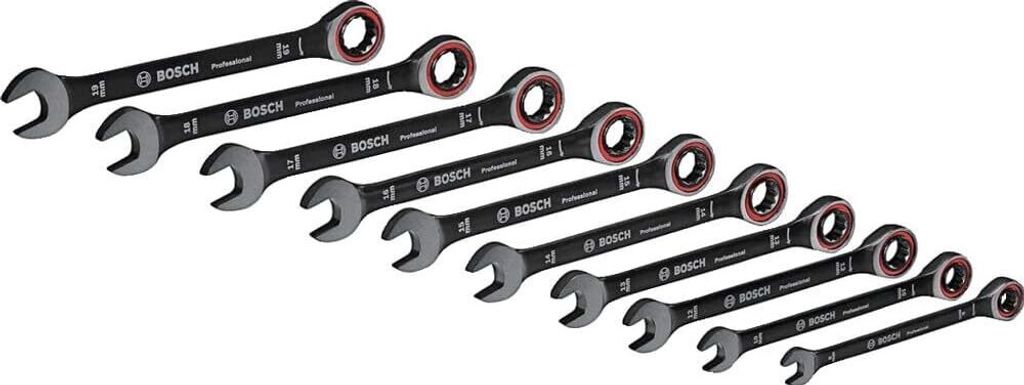 Bosch Professional Schraubenschlüssel Set 10tlg. Produktbild 