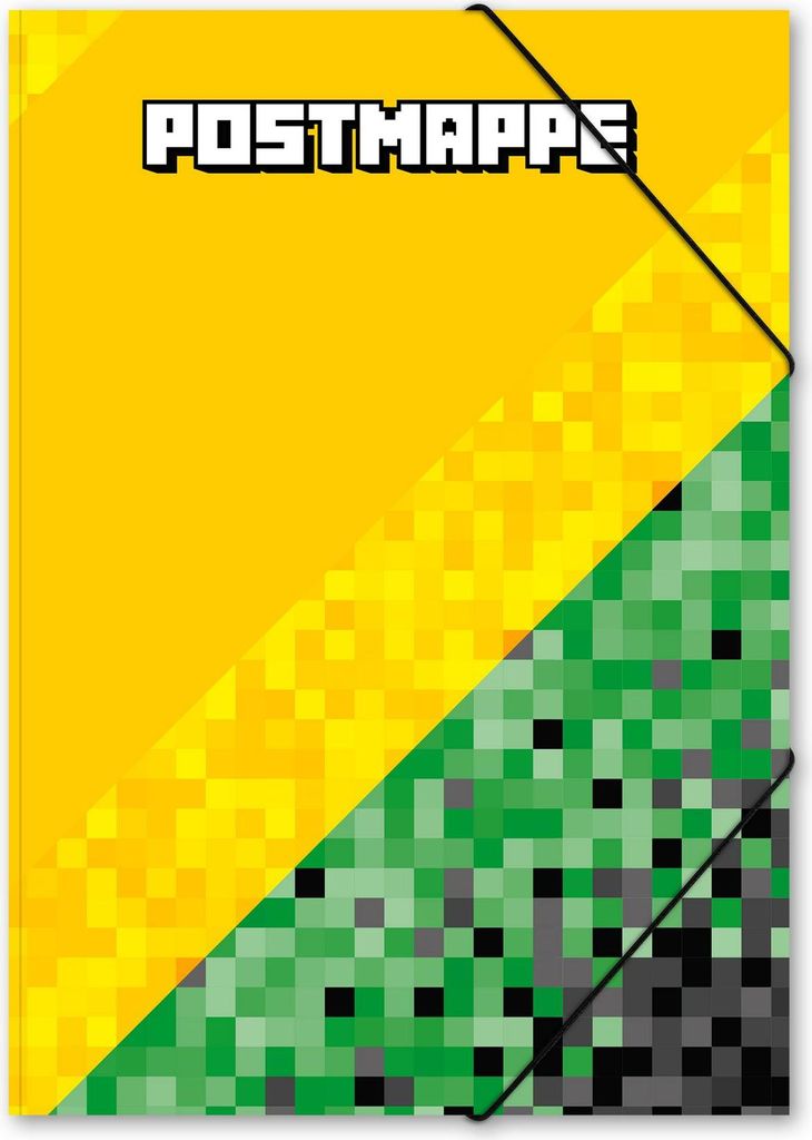 itenga Postmappe aus Karton A4 Motiv PIXEL