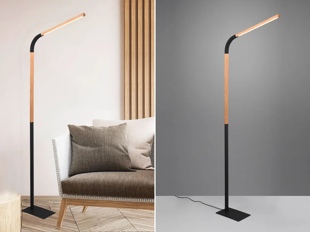 Lampada Piantana Economica LED 169 cm - Braccio Flessibile Salva-Spazio