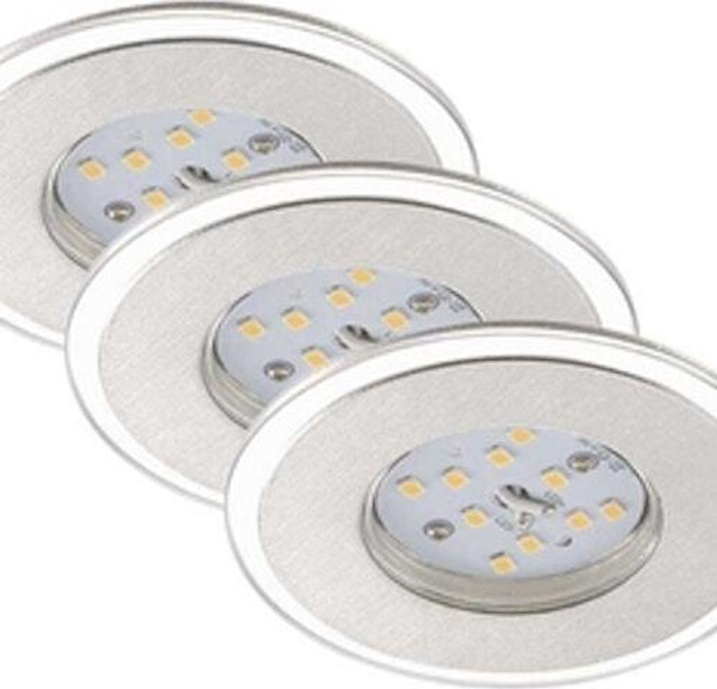Briloner LED Einbauleuchten, Aluminium 3er Set Produktbild 4