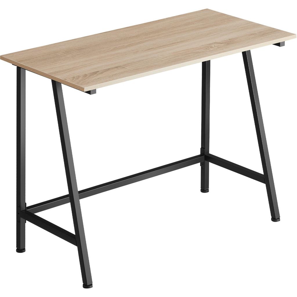 Bureau Newton - Bois clair industriel, Chêne Sonoma Image du produit 