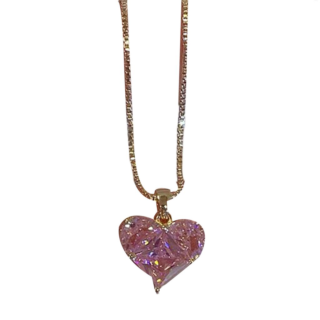 1 Stück/1 Paar Halsketten-Ohrstecker, geometrisch, funkelnd, süß, dekorativ, passend zu Schmuck, Geschenken, Zubehör für Frauen, Kunstkristall...