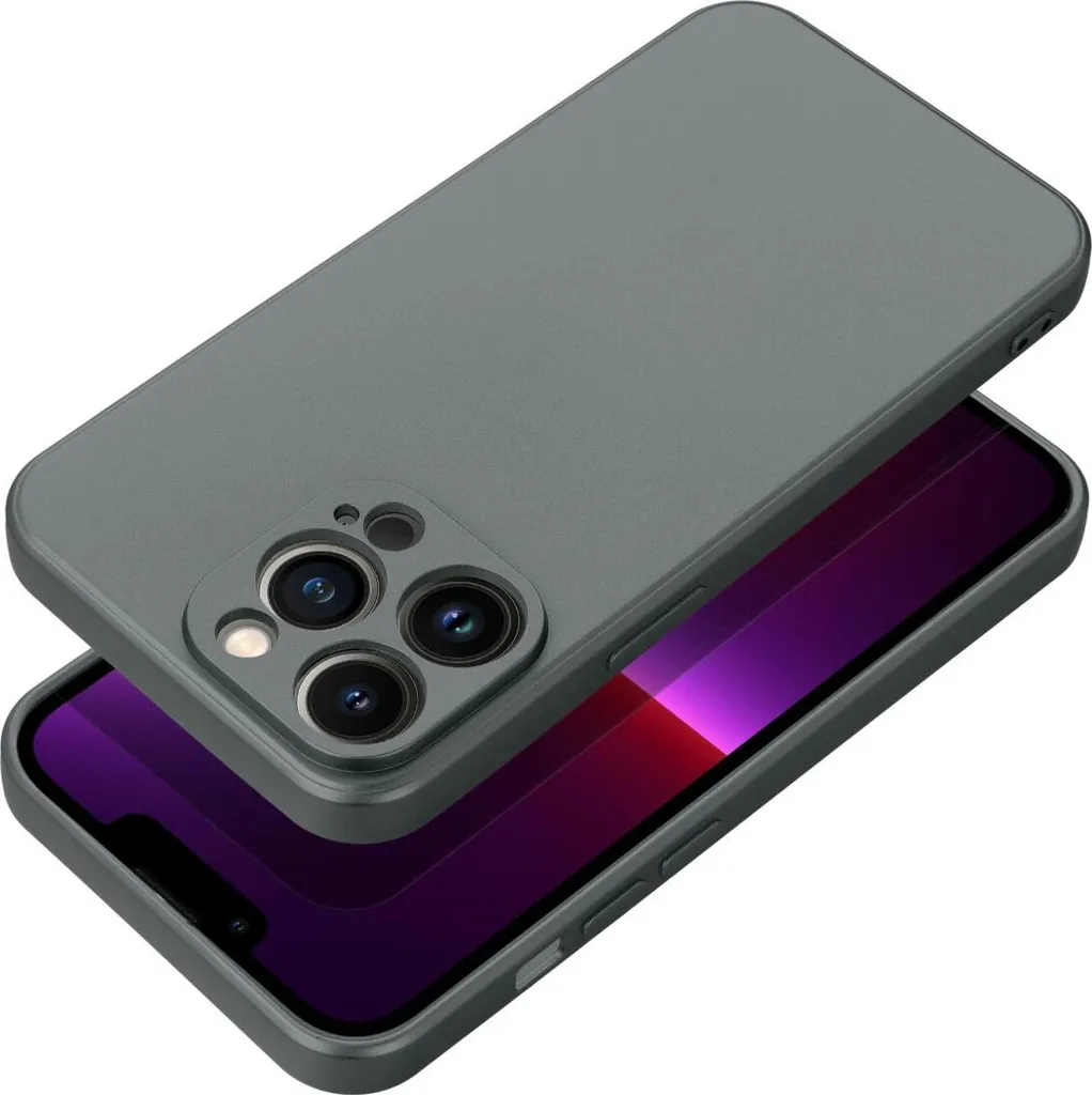 Cover iPhone 17 Air Grey - TPU + Microfibra: Style & Safe al 100%