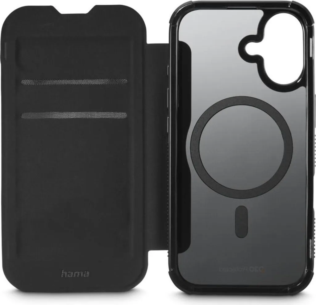 Custodia HAMA 00232380 iPhone 17 Extreme Protect D3O Magnetica Nera