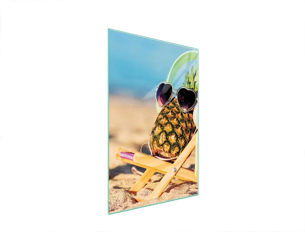 Tagliere in Vetro 35x52 Ananas | Coprifornelli in Vetro Temperato Cucina