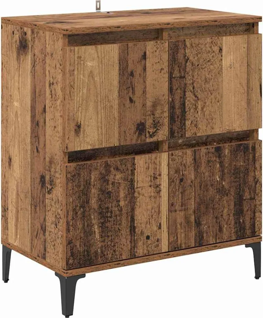 SYFAX™ Credenza Industrial Legno Vecchio 60x35x70 | Arredo Design Home
