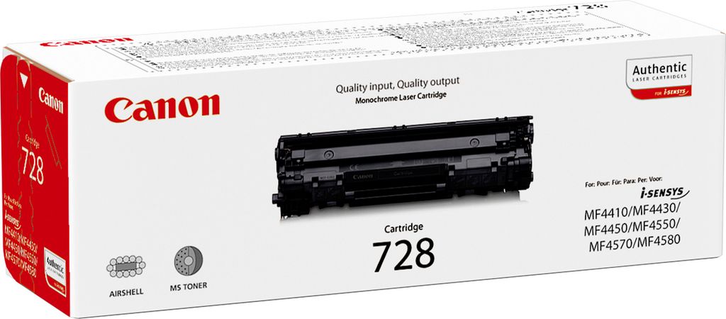 Canon CRG-728 - Schwarz - originálny - Tonerpatrone Obrázok produktu 