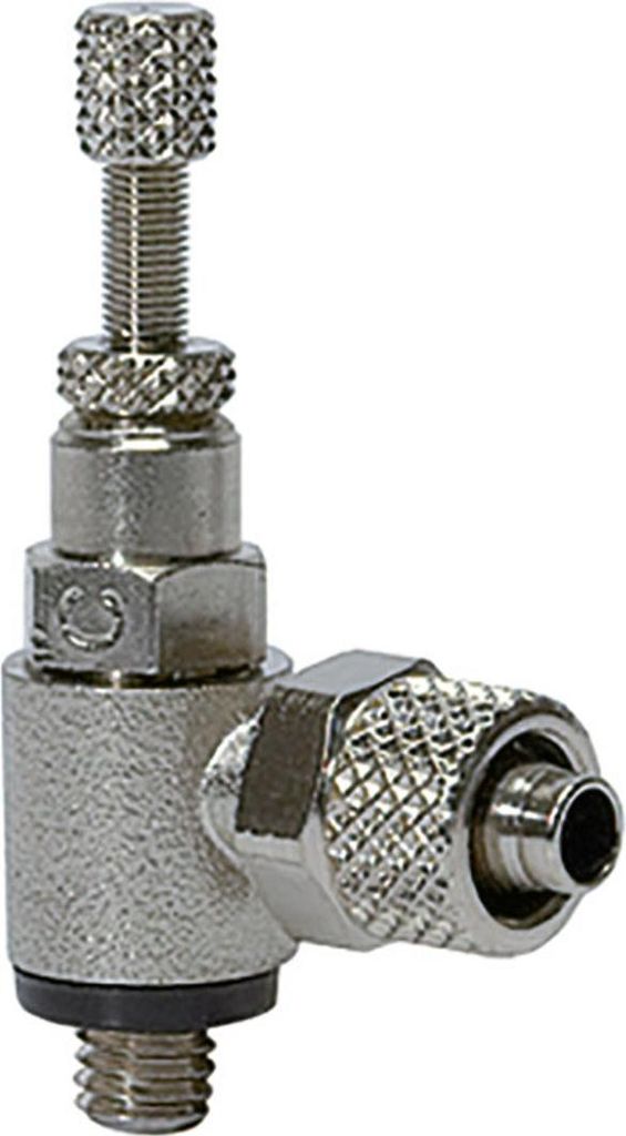 Riegler Drosselrückschlagventil, Abluftdr.Schnellverschr. G1/8, Schl.8/6