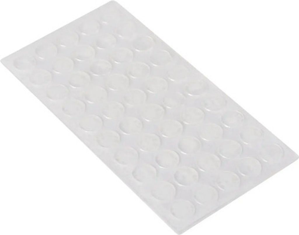 Walteco Tlumič dvířek, průměr 10mm, transparentní, 50 ks Obrázek produktu 