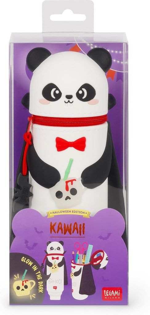 LEGAMI - 2-in-1-Federmäppchen Kawaii Bam-Boo!, Halloween, Produktbild 