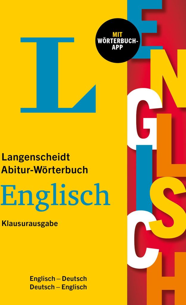 Langenscheidt Abitur-Wörterbuch Englisch Klausurausgabe