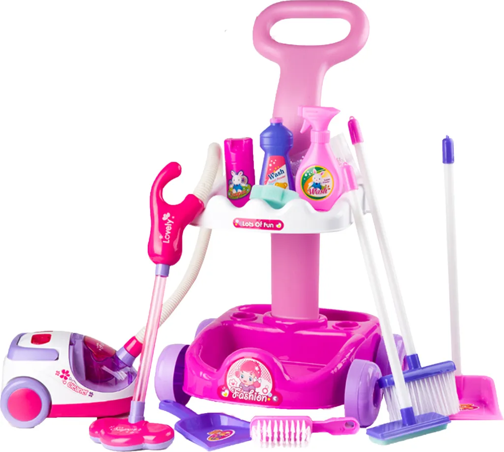 Aspirateur à batterie sonore et chariot de nettoyage Malplay complet