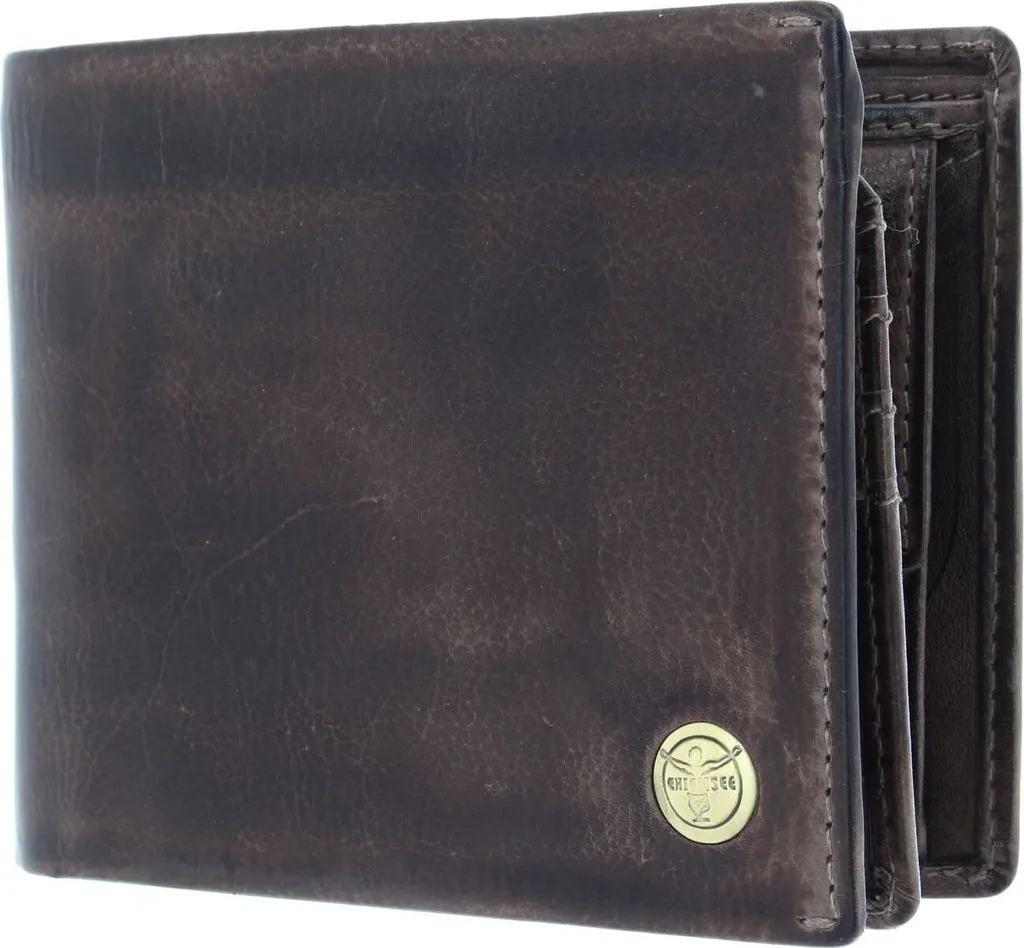 Portafoglio CHIEMSEE Nashville Brown Pelle Marrone Con Flap Elegante