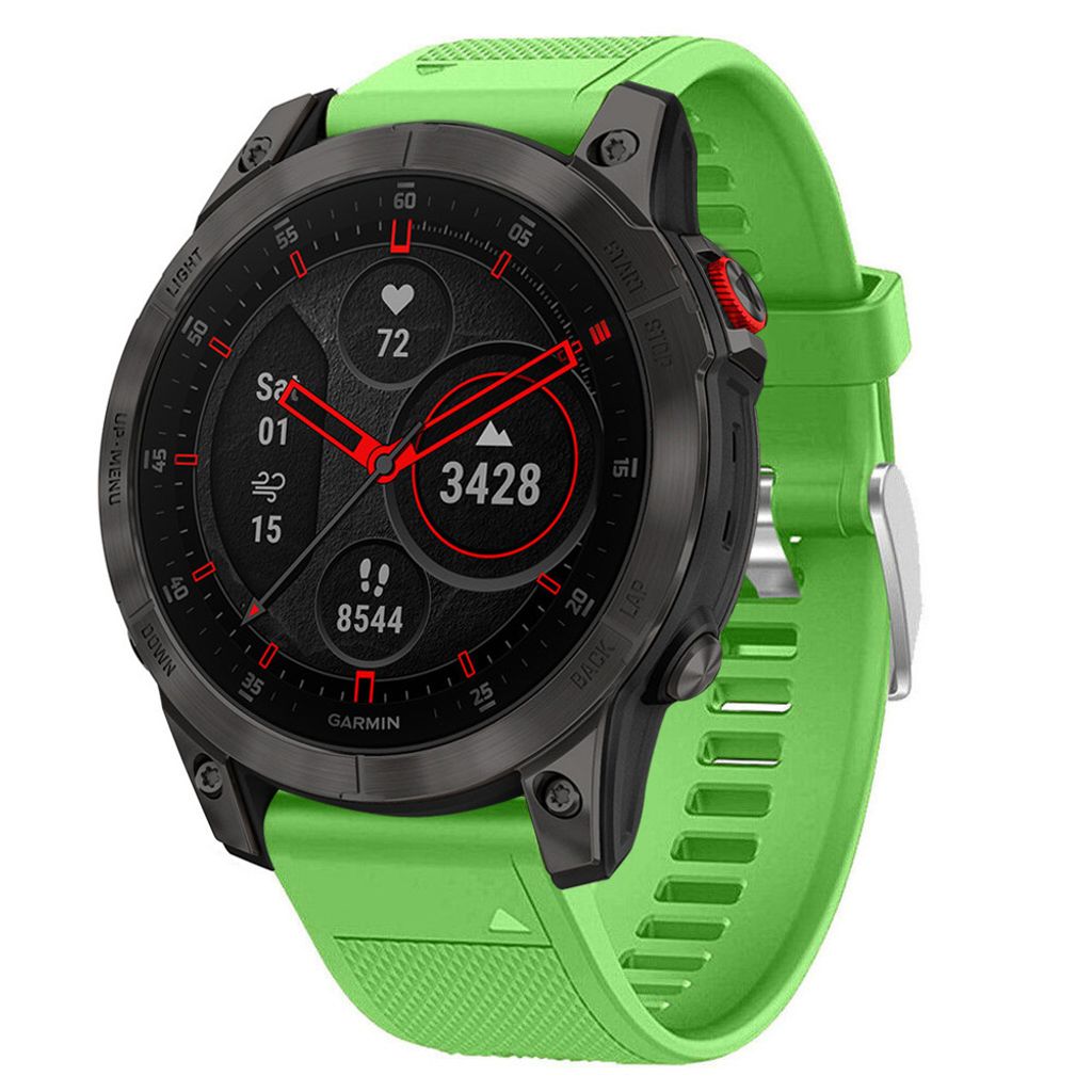 Strap-it Garmin Epix Gen 2 Silikonarmband (Grün)