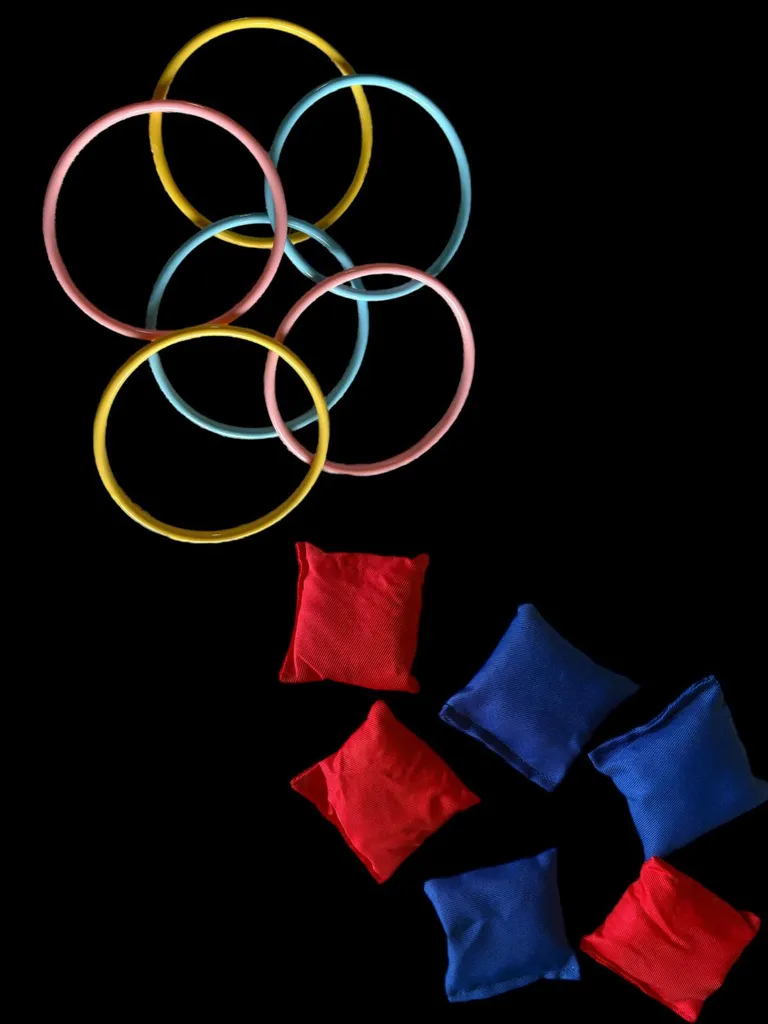 Jeu de lancer de sacs de sable éducatif pour coordination et équipe - 5