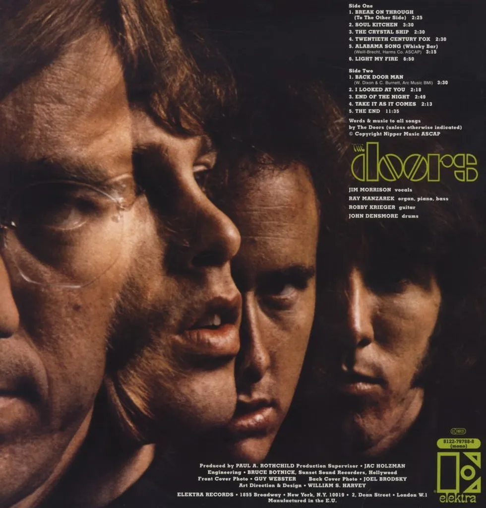 Disque Vinyle The Doors Version Mono 180g Réédition Vinyle de Luxe LP