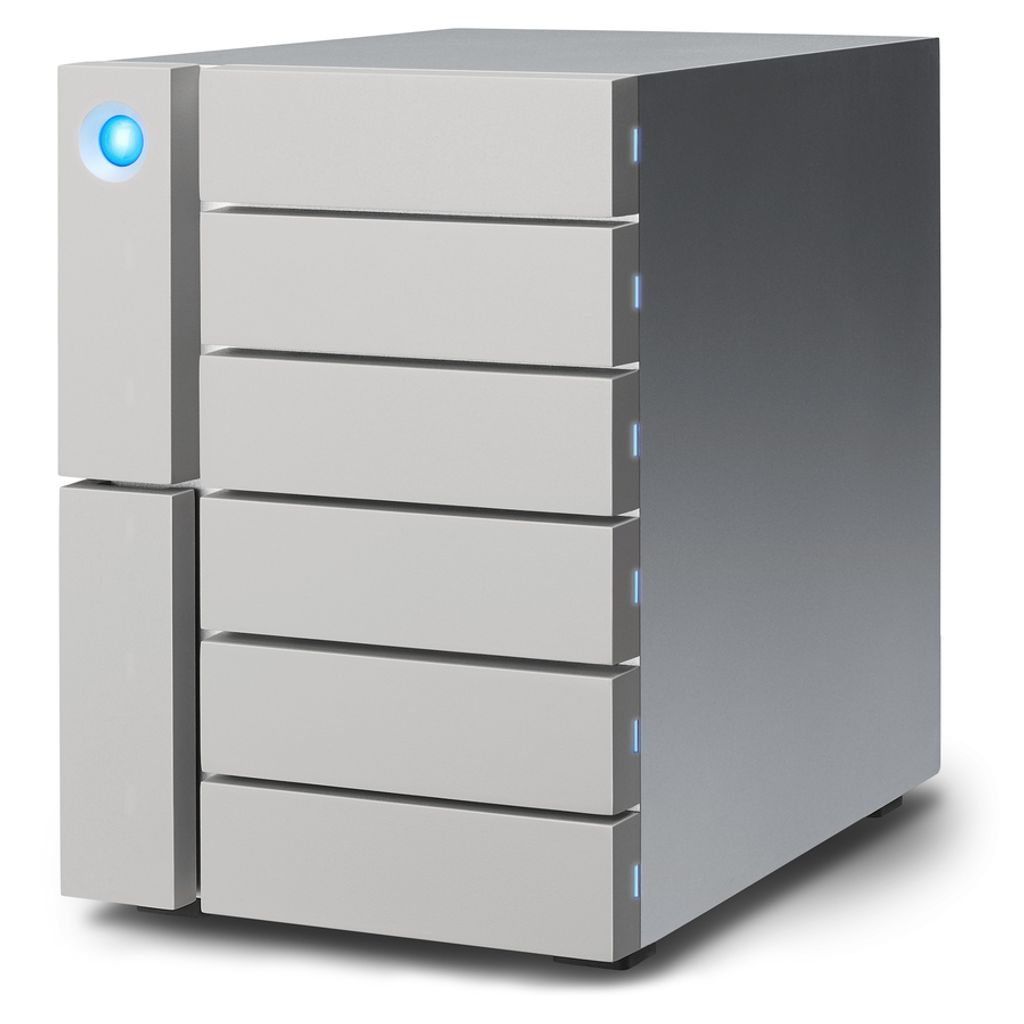 LaCie 48TB 6big Thunderbolt 3, 48 TB, HDD, 11 kg, Desktop, Silber