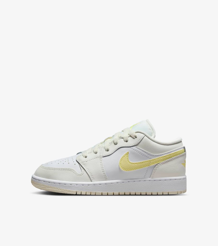 Nike Air Jordan 1 Low GS "Light Laser Orange", Gelb, Größe: 36