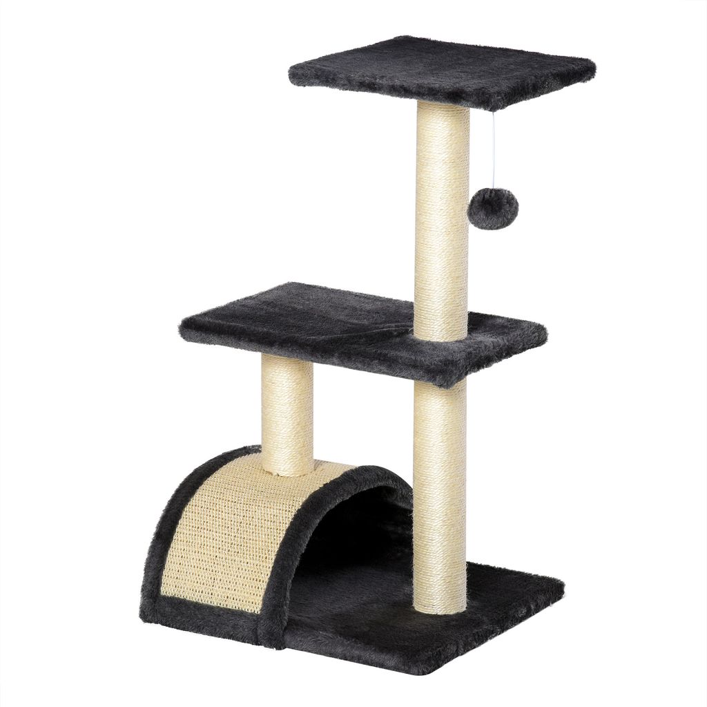 PawHut Kratzbaum klein, Katzenkratzbaum mit Kratzbrett Produktbild 