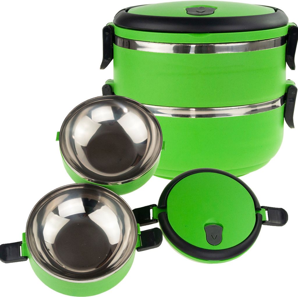Jj49 Thermos Lunchbox Food Container Lid 2 Piece Bowl Image du produit 