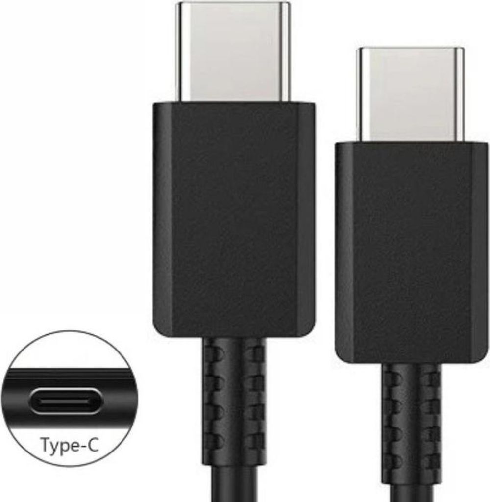 Schwarz USB-C auf USB-C Datenkabel Ladekabel für Eufy SoloCam C210 Außenkamera