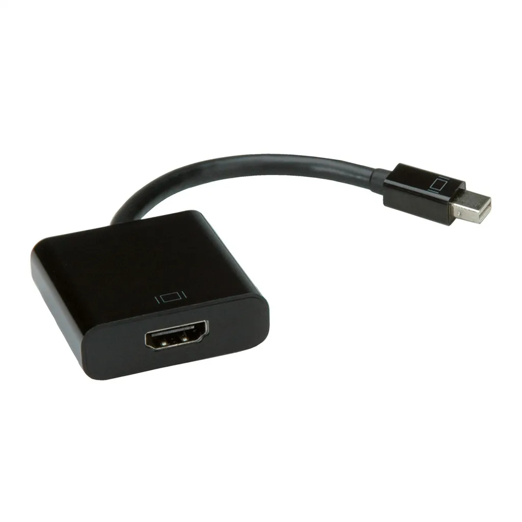 VALUE Mini DisplayPort/HDMI 0.15m HDMI tipo A (Standard) Nero