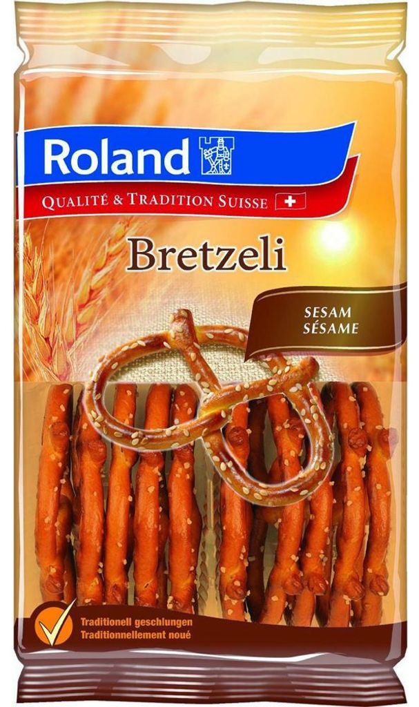 Roland Bretzeli Sesamo 100 g Pretzel Pretzel Pretzelpretzel Immagine del prodotto 