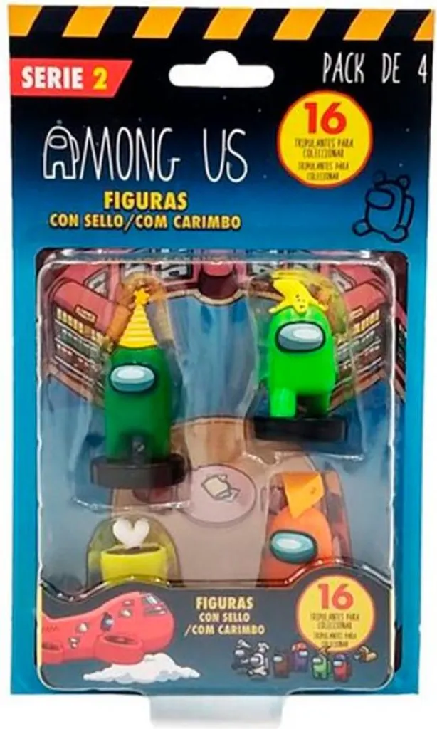 Complétez votre Collection Among Us avec le Pack 4 Figurines Bizak S2