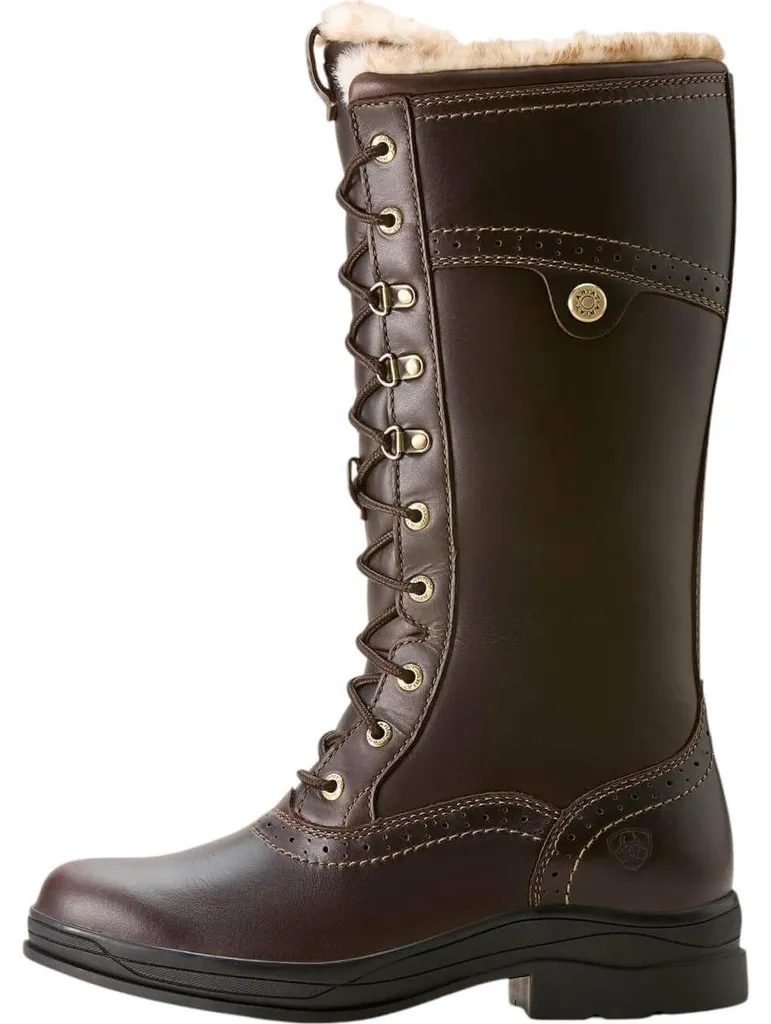 Bottes Fourrées Sherpa Ariat Wythburn II : Cuir Étanche et Confort 4LR
