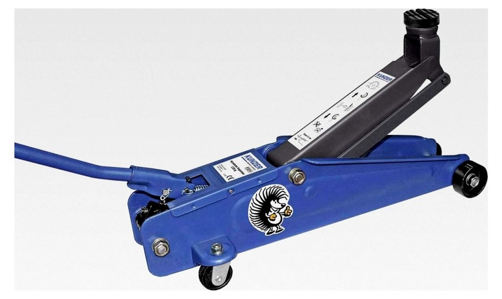 Hydraulischer Rangierwagenheber mit Stahlrädern – 2250 kg Tragkraft – Einstiegsmodell für Hobbyschrauber